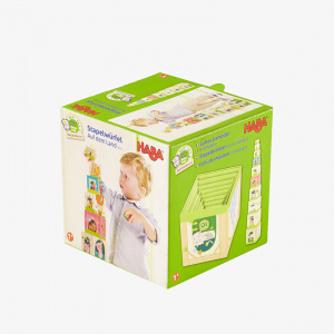 Green Baby Game Box with Multiple Rigid Blocks