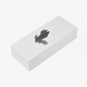 White Slipcase Box with Special Diecut