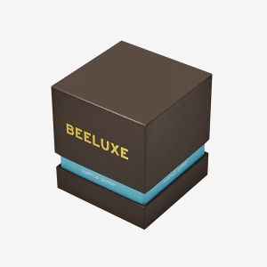 Brown & Blue Candle Neck Box