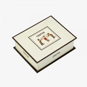 Brown Chocolate Overlapping Lid Box