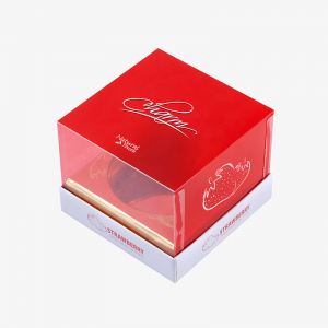 Red Body Butter Box with Plastic Cover