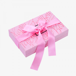 Pink Emboss Make Up Box with Insert