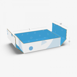 Roll End Corrugated Tray
