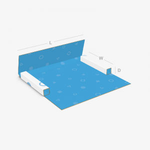 One Piece Folder with Air Cells