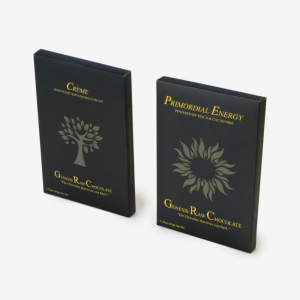 Thin Chocolate Yellow Printed Box with Back Closure