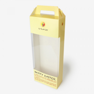 Yellow Candle Carrier with Window