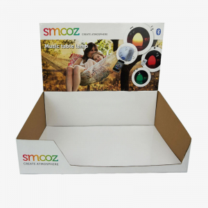 White Single Bin Display