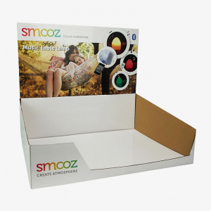 White Single Bin Display