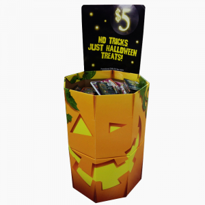 Yellow Octagonal Dump Bin