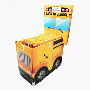 Yellow Dump Bin for School Supplies