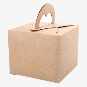 Kraft Cake Boxes with Handle