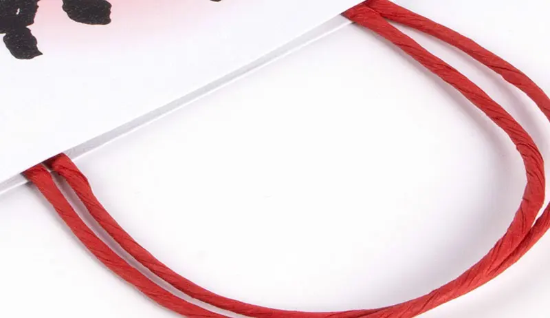 twisted paper bag handle